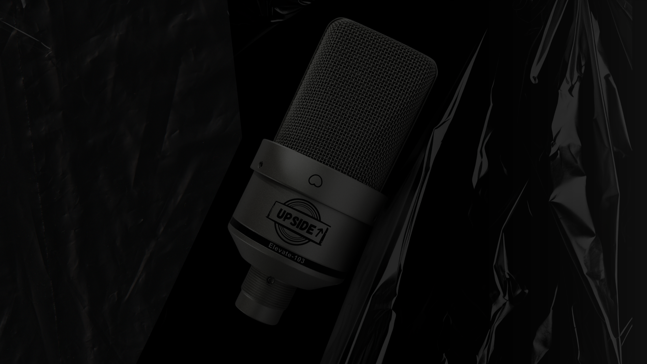 Image of the Elevate-103 condenser microphone for recording vocals and instruments. 